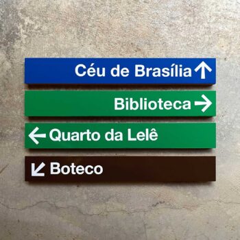 Plaquinhas de Brasília Personalizadas